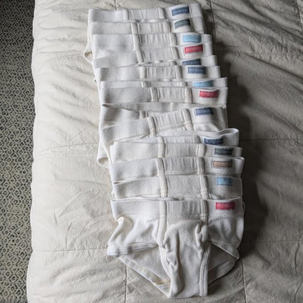 Fruit of the Loom- Toddler Boys Unbleached Natural Cotton Briefs- 2T/3T